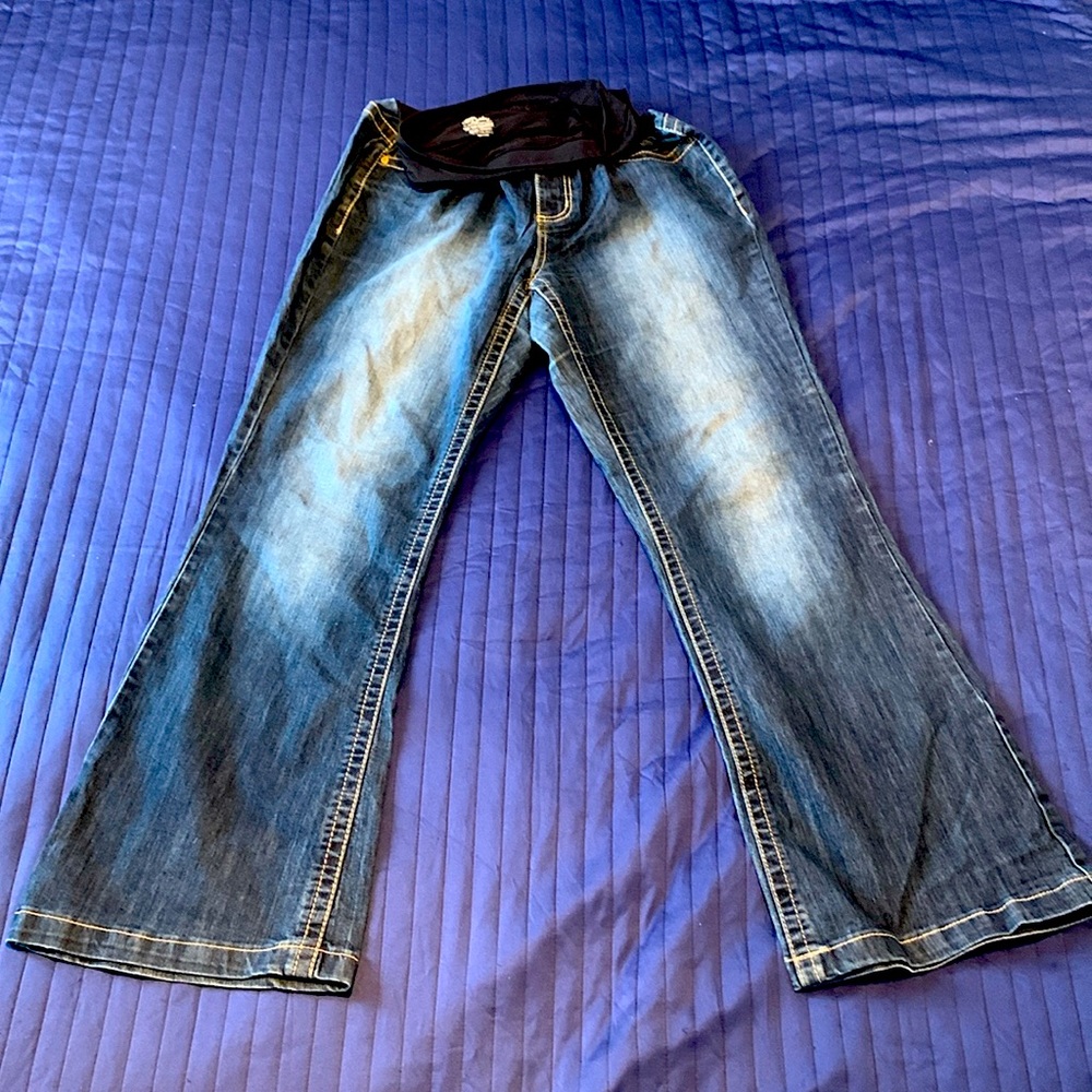 Maurice’s Ellie Flare Maternity Jeans